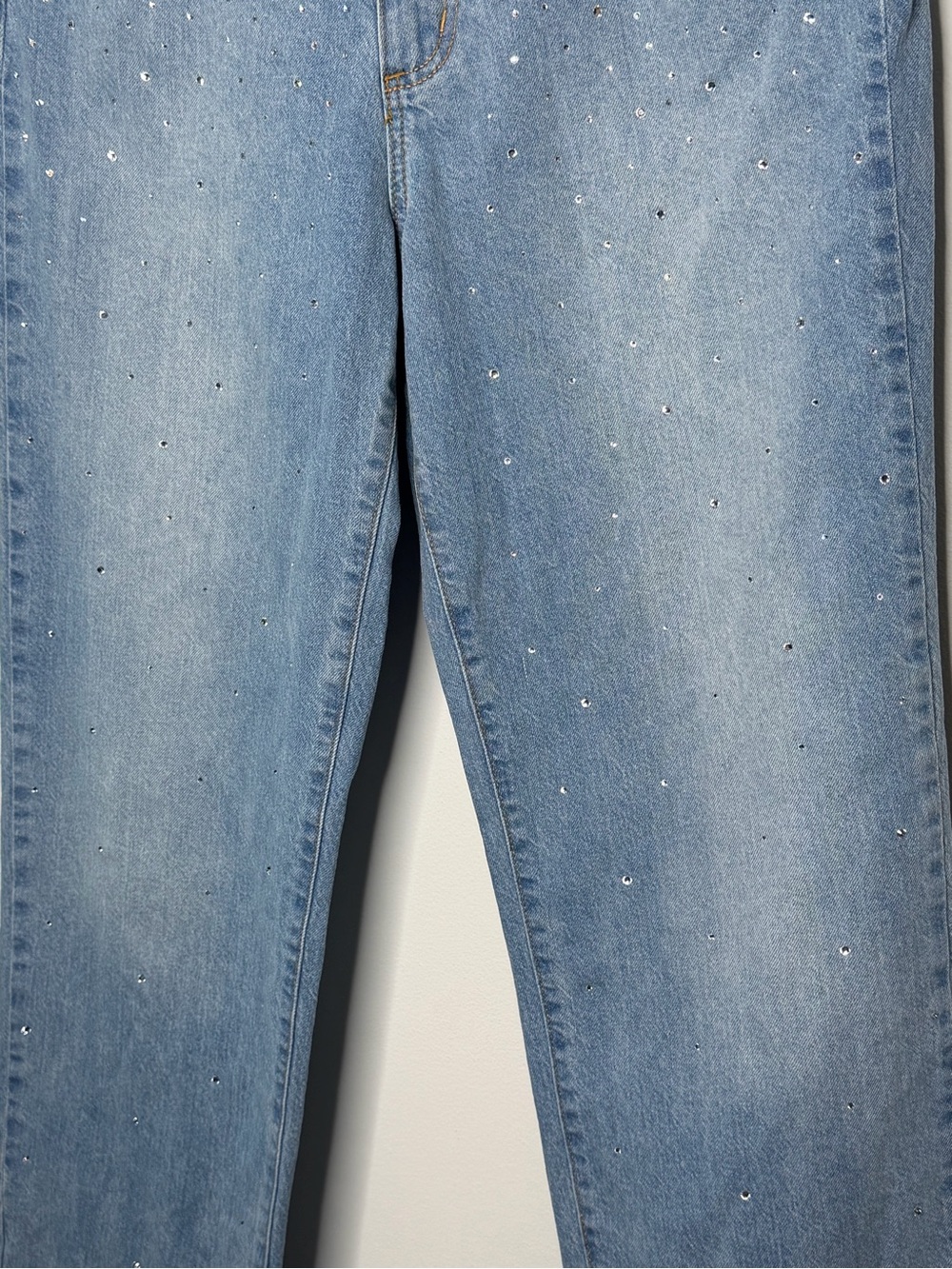 Universal Thread High Rise 90s Straight Rhinestone Jeans - Picture 7 of 13
